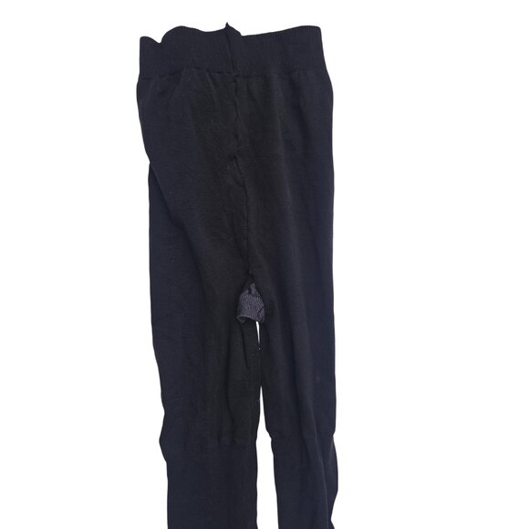 Black Footed Opaque Womens Tights With Elastic Waistband*NWOT*One size - Picture 7 of 8